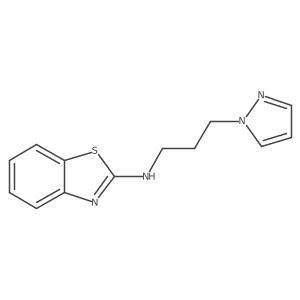 c1ccc2sc(NCCCn3cccn3)nc2c1结构式