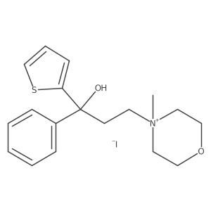 Tiemonium iodide, (S)- Structure