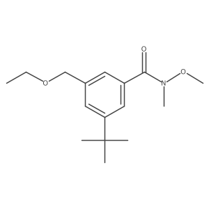 3-(1,1-Dimethylethyl)-5-(ethoxymethyl)-n-methoxy-n-methylbenzamide Structure
