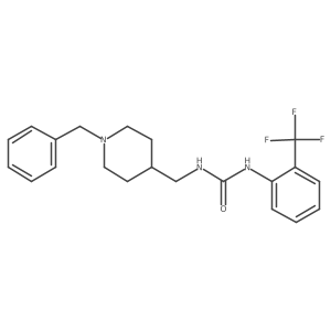 1-((1-Benzylpiperidin-4-yl)methyl)-3-(2-(trifluoromethyl)phenyl)urea Structure