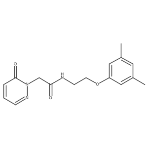N-(2-(3,5-dimethylphenoxy)ethyl)-2-(6-oxopyridazin-1(6H)-yl)acetamide Structure