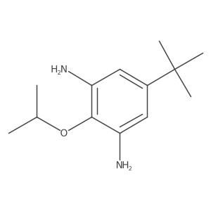 1,3-Diamino-5-tert-butyl-2-isopropoxy-benzene结构式