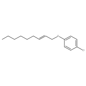 1-Chloro-4-[(2Z)-2-nonen-1-ylthio]benzene结构式
