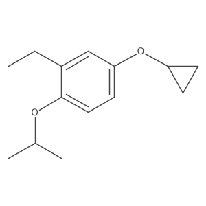 4-Cyclopropoxy-2-ethyl-1-isopropoxybenzene Structure