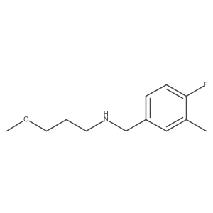 [(4-Fluoro-3-methylphenyl)methyl](3-methoxypropyl)amine Structure