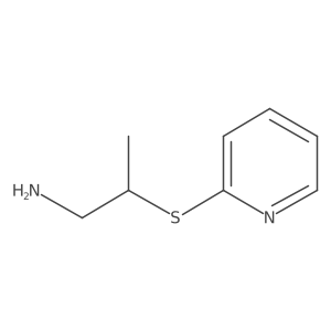 2-(Pyridin-2-ylthio)propan-1-amine Structure