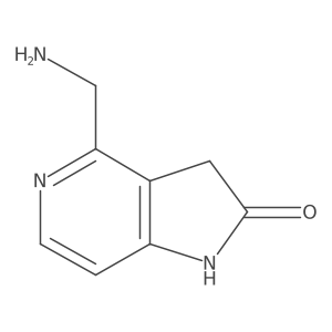 4-(Aminomethyl)-1,3-dihydro-2H-pyrrolo[3,2-C]pyridin-2-one结构式