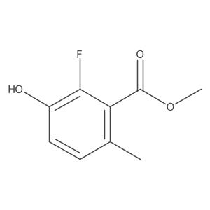 Methyl 2-fluoro-3-hydroxy-6-methylbenzoate结构式