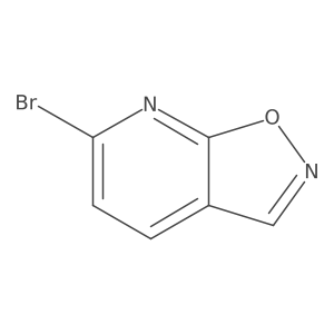6-Bromoisoxazolo[5,4-b]pyridine结构式