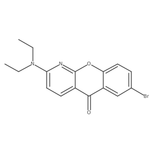 7-bromo-2-(diethylamino)-5H-chromeno[2,3-b]pyridin-5-one Structure