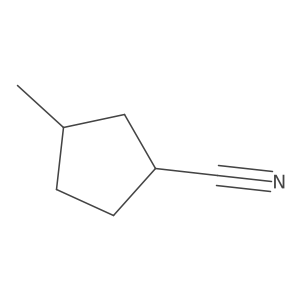 3-Methylcyclopentane-1-carbonitrile结构式