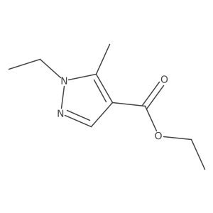 Ethyl 1-ethyl-5-methyl-1H-pyrazole-4-carboxylate结构式