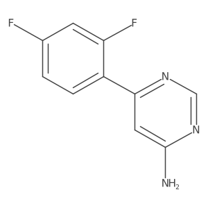 6-(2,4-Difluorophenyl)pyrimidin-4-amine结构式