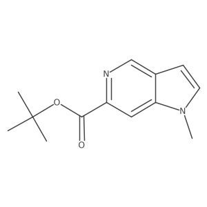 tert-Butyl 1-methyl-1H-pyrrolo[3,2-c]pyridine-6-carboxylate结构式