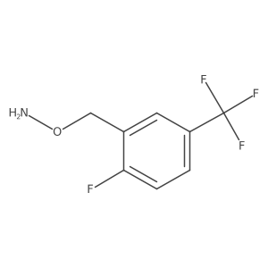 O-[2-Fluoro-5-(trifluoromethyl)benzyl]hydroxylamine Structure