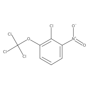 2-Chloro-1-nitro-3-(trichloromethoxy)benzene结构式