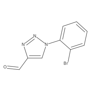 1-(2-bromophenyl)-1H-1,2,3-triazole-4-carbaldehyde结构式