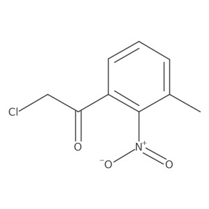 2-Chloro-1-(3-methyl-2-nitrophenyl)ethan-1-one Structure