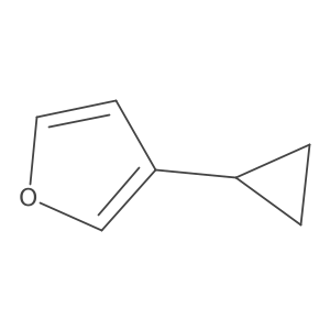 3-Cyclopropylfuran结构式