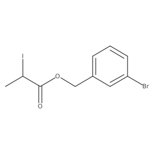 (3-Bromophenyl)methyl 2-iodopropanoate Structure