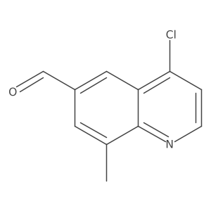4-Chloro-8-methylquinoline-6-carbaldehyde结构式