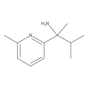 2-Pyridinemethanamine, I+/-,6-dimethyl-I+/--(1-methylethyl)-结构式