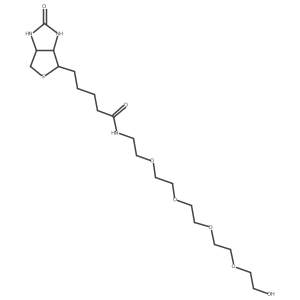Biotin-peg5-alcohol结构式