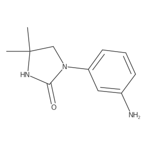 1-(3-Aminophenyl)-4,4-dimethylimidazolidin-2-one Structure