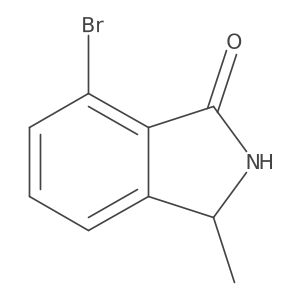 7-Bromo-3-methylisoindolin-1-one Structure