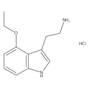 2-(4-ethoxy-1H-indol-3-yl)ethan-1-amine hydrochloride结构式
