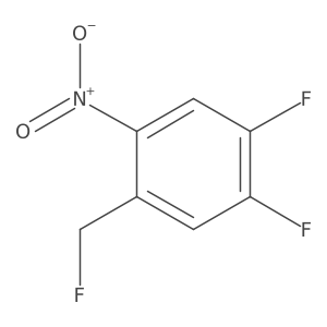 1,2-Difluoro-4-fluoromethyl-5-nitrobenzene Structure