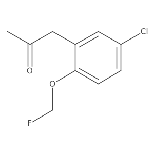 1-(5-Chloro-2-(fluoromethoxy)phenyl)propan-2-one Structure