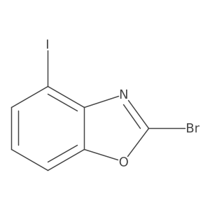 2-Bromo-4-iodobenzo[d]oxazole结构式