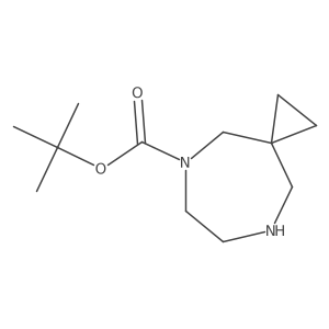 Tert-butyl 5,8-diazaspiro[2.6]nonane-5-carboxylate Structure