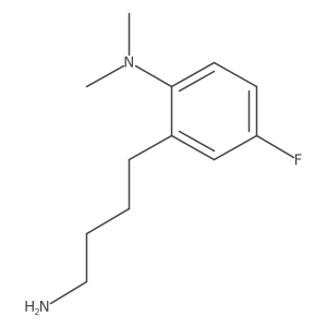 2-(4-aminobutyl)-4-fluoro-N,N-dimethylaniline Structure