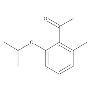 1-(2-Isopropoxy-6-methylphenyl)ethan-1-one结构式