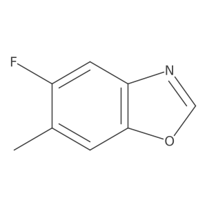5-Fluoro-6-methylbenzoxazole结构式