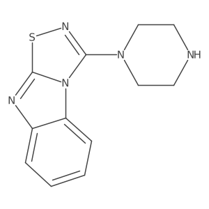 3-(1-Piperazinyl)-1,2,4-thiadiazolo[4,5-a]benzimidazole Structure
