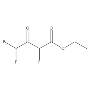 Ethyl 2,4,4-trifluoro-3-oxobutanoate Structure