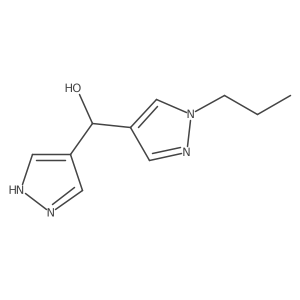 (1-propyl-1H-pyrazol-4-yl)(1H-pyrazol-4-yl)methanol Structure