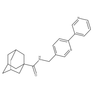 N-({[2,3'-bipyridine]-5-yl}methyl)adamantane-1-carboxamide Structure