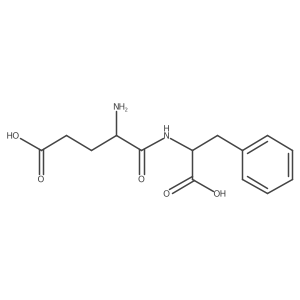 Glutamyl-phenylalanine结构式