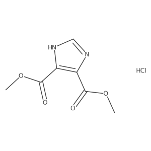 dimethyl 1H-imidazole-4,5-dicarboxylate hydrochloride Structure