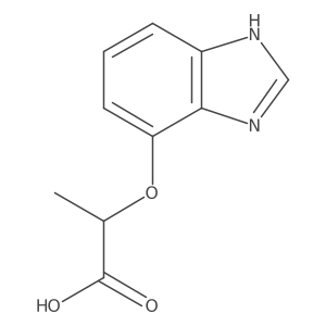 (S)-2-((1H-Benzo[d]imidazol-4-yl)oxy)propanoic acid Structure