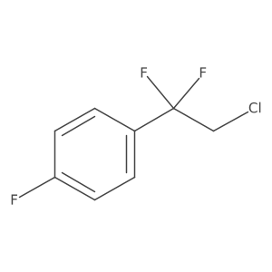 1-(2-Chloro-1,1-difluoroethyl)-4-fluorobenzene Structure