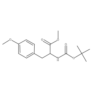 Methyl (2r)-2-[(tert-butoxy)carbonylamino]-3-(4-methoxyphenyl)propanoate结构式