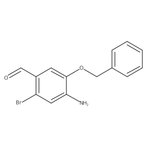 4-Amino-5-(benzyloxy)-2-bromobenzaldehyde Structure