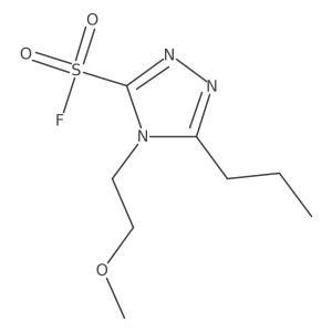 4-(2-methoxyethyl)-5-propyl-4H-1,2,4-triazole-3-sulfonyl fluoride Structure