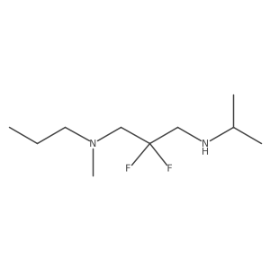 {2,2-Difluoro-3-[(propan-2-yl)amino]propyl}(methyl)propylamine Structure