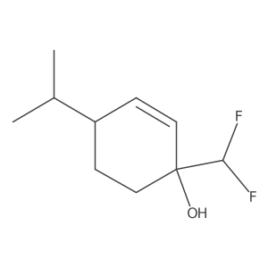 1-(Difluoromethyl)-4-(propan-2-yl)cyclohex-2-en-1-ol Structure